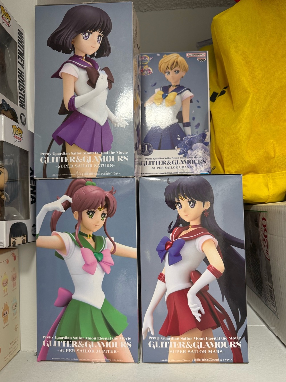 Sailor Moon Glitter and Glamours Figurines collection